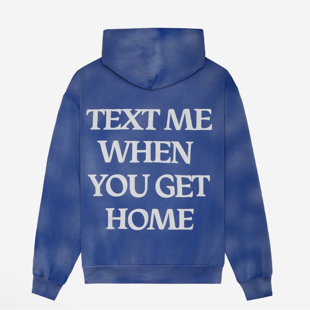 Lonely ghost hoodie blue